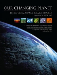 Front cover with partial globe against black background