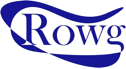 Blue on white ROWG logo