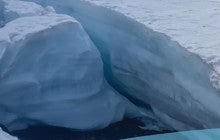 close up of iceberg