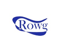 blue ROWG logo on white background