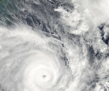 satellite image of huricance