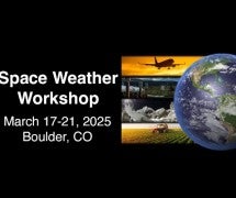 Space Weather Workshop 2025 banner