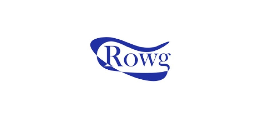 blue ROWG logo on white background