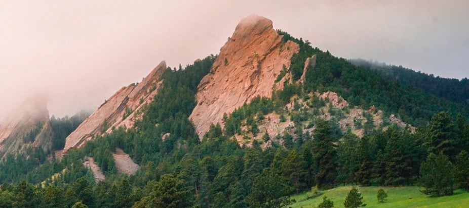 Flatirons in Boulder, Colorado