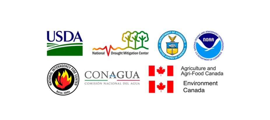 logos for North American Drought Monitor 