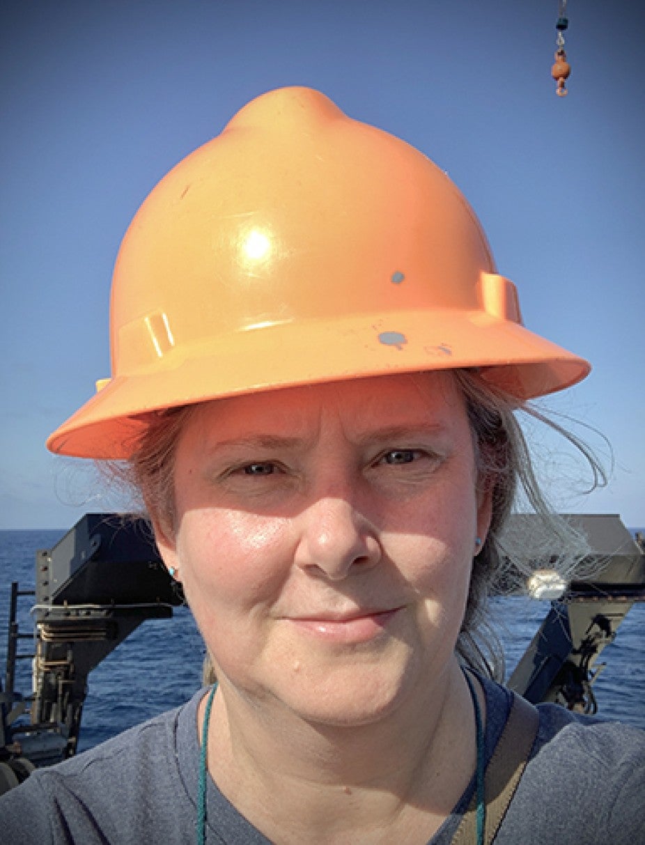 Christa Rabenold on Okeanos