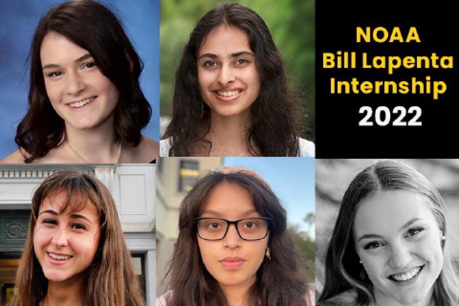 Collage of 5 women headshot photos