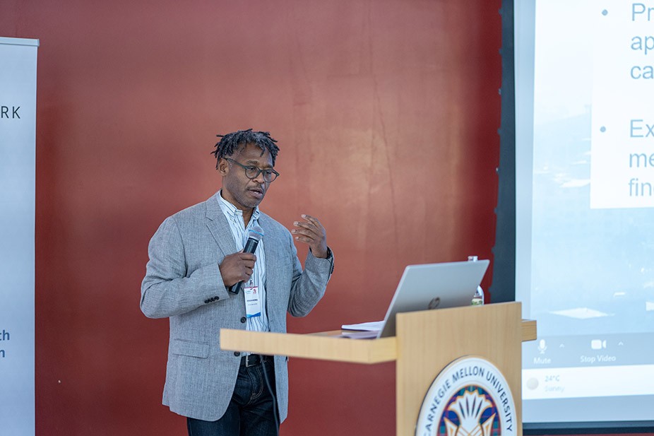 Kigali, Rwanda 2023 lecturer at podium #2