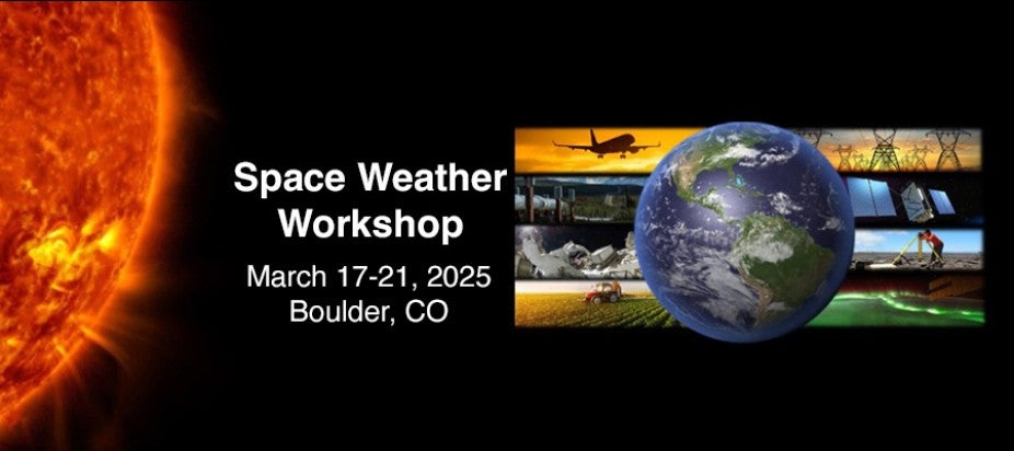 Space Weather Workshop 2025 banner