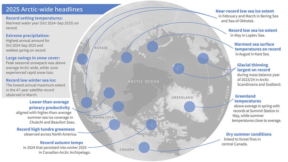 white and blue earth graphic