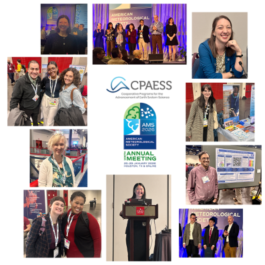Collage of CPAESS staff at 2026 AMS