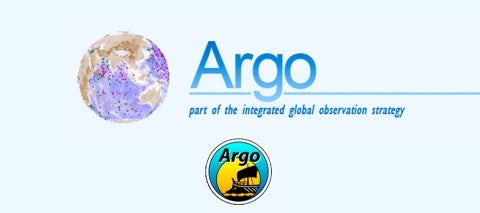 Argo logo on light blue background