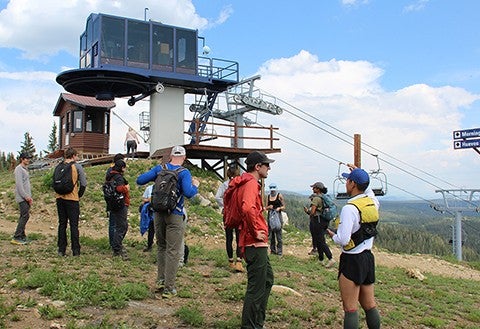 Group on Storm Peak 